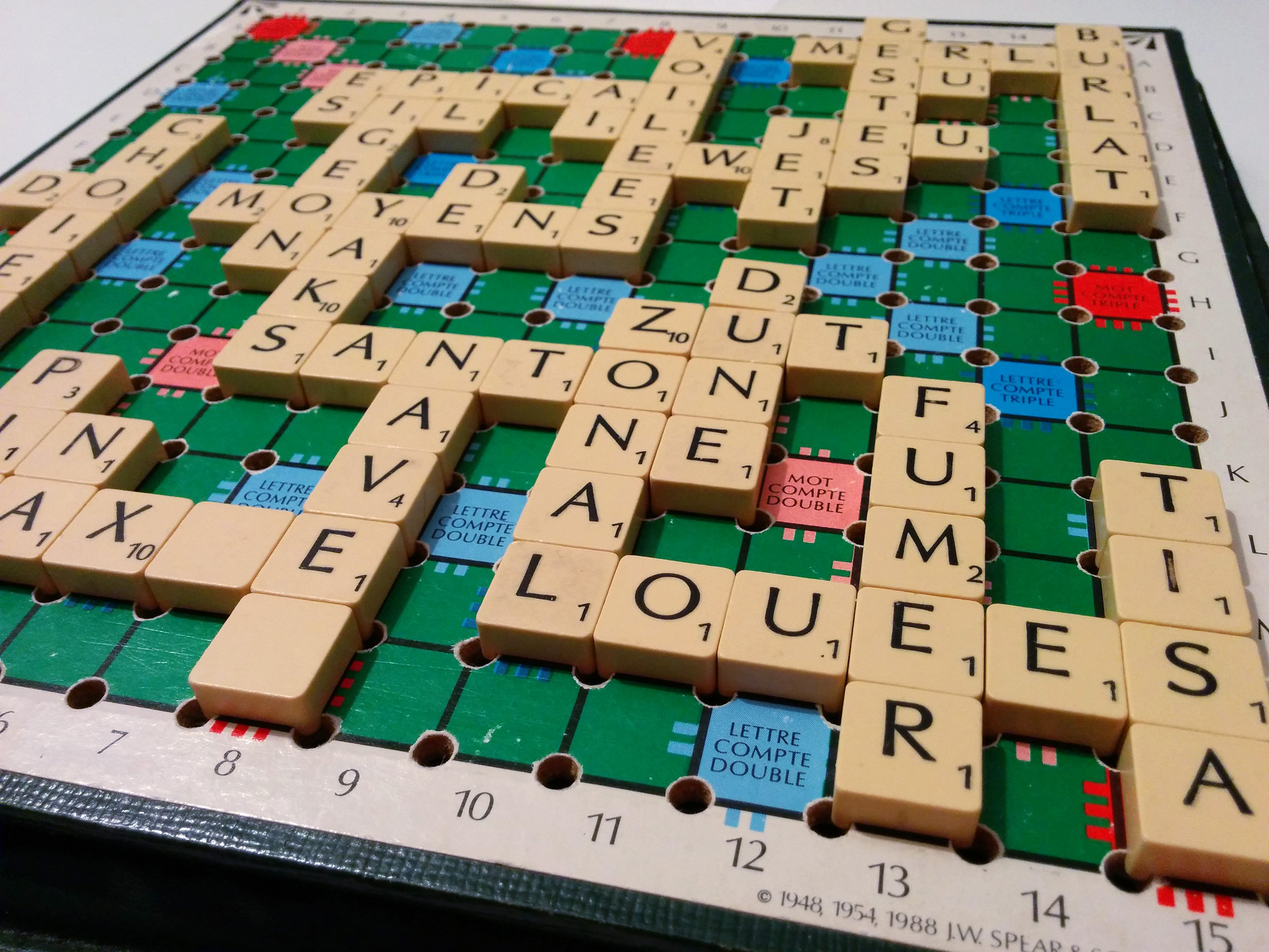 Compétition Scrabble