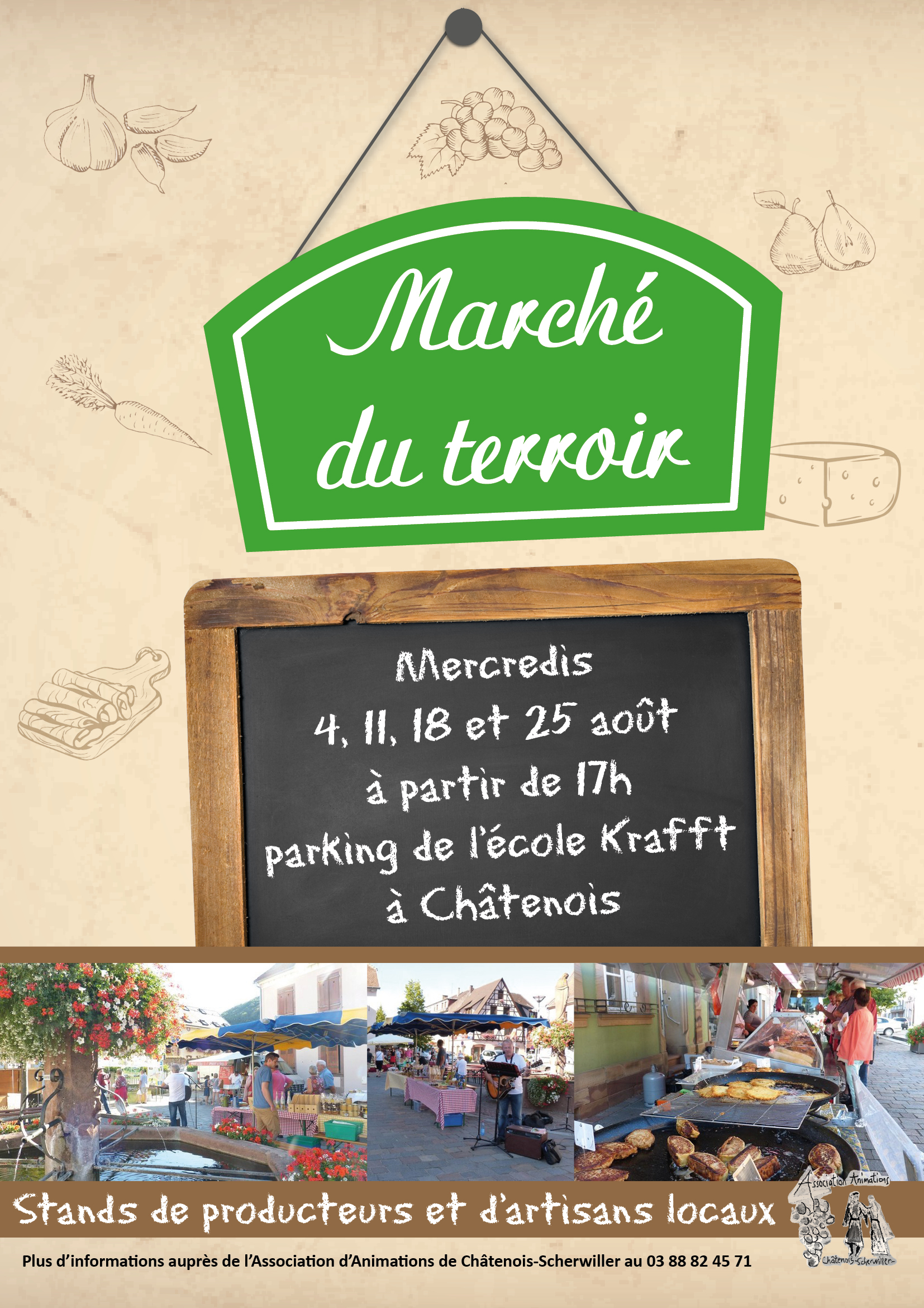 Affiche Marché Terroir Chatenois 2021 VF
