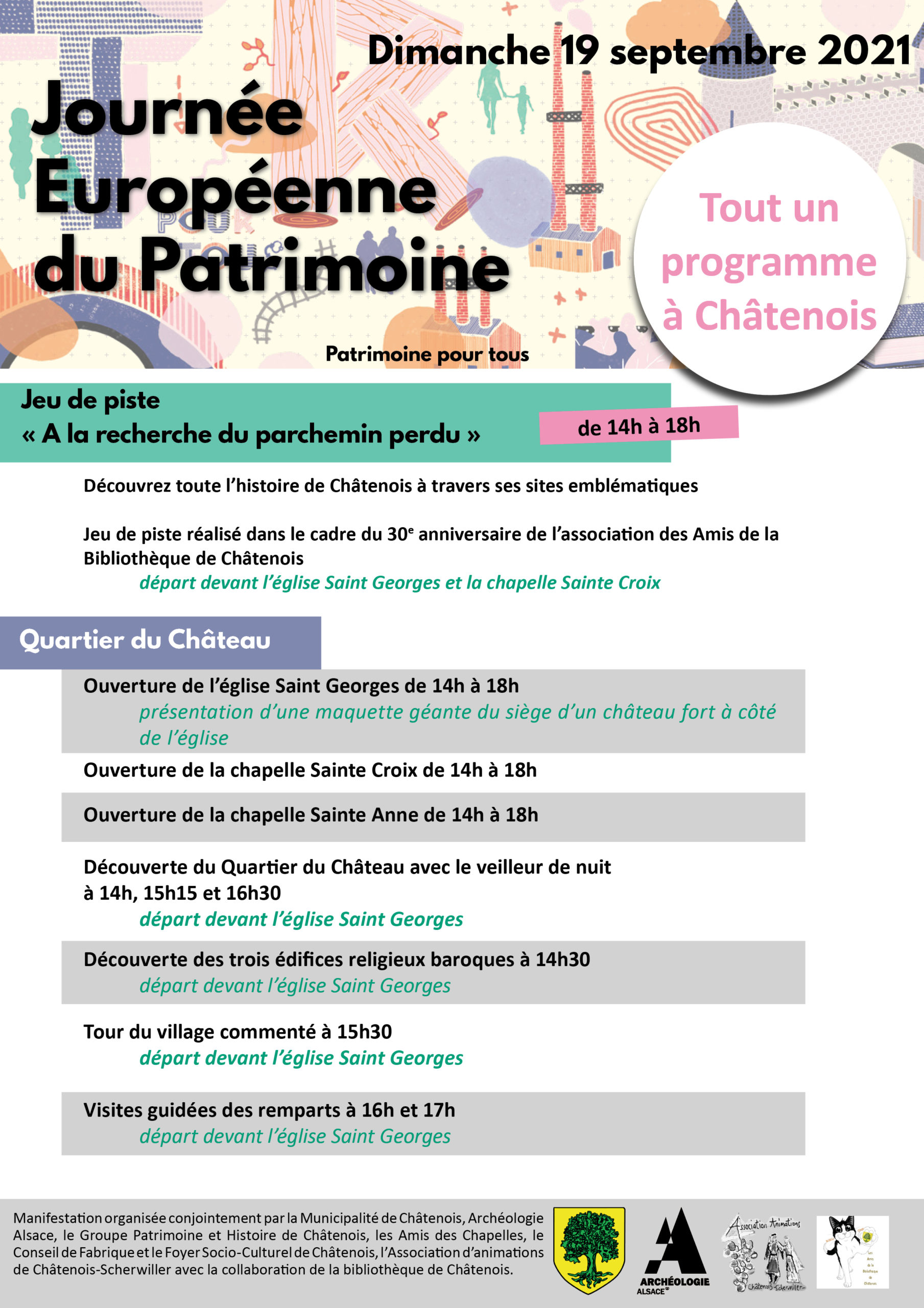 Affiche prog Chatenois 2021
