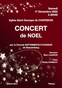 Concert de Noël Battements d'Choeur