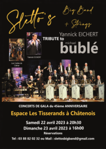 Affiche Concert SLETTOS BIG BAND