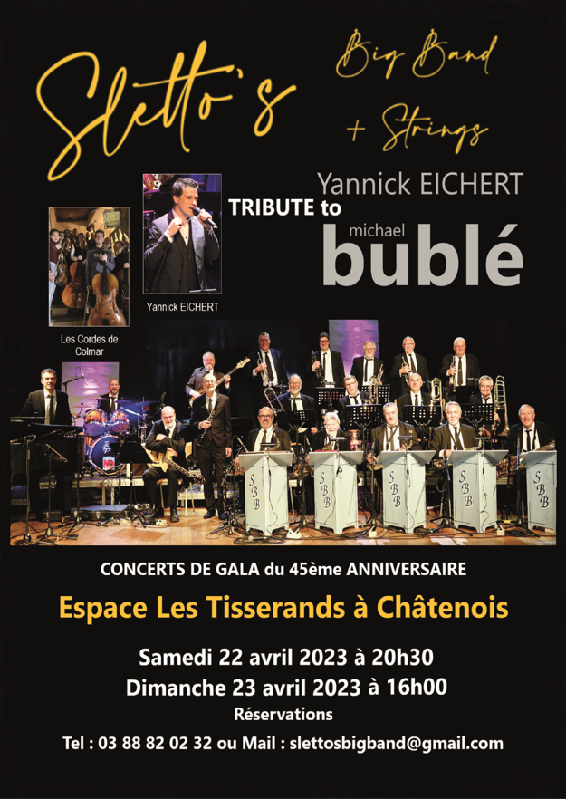 Affiche Concert SLETTOS BIG BAND