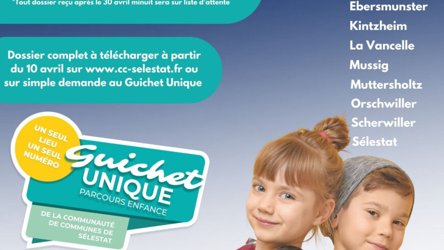 Affiche préinscriptions périscolaires 2023-2024