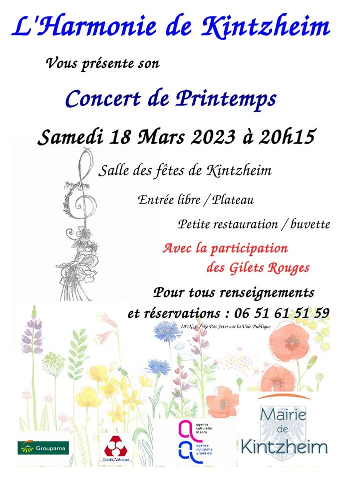 Concert de printemps de l'harmonie de Kintzheim