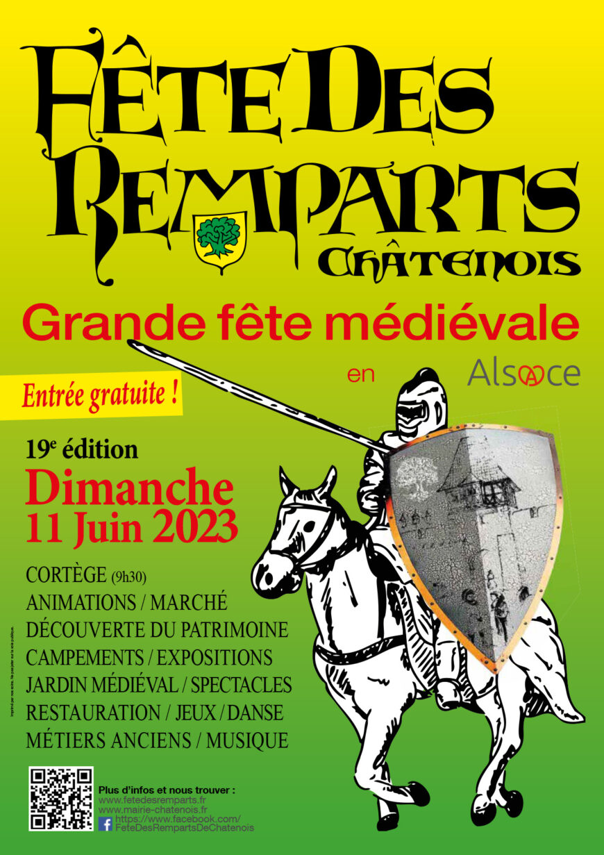 Fête des Remparts – Réglementation circulation et stationnement du 09 au 12 juin