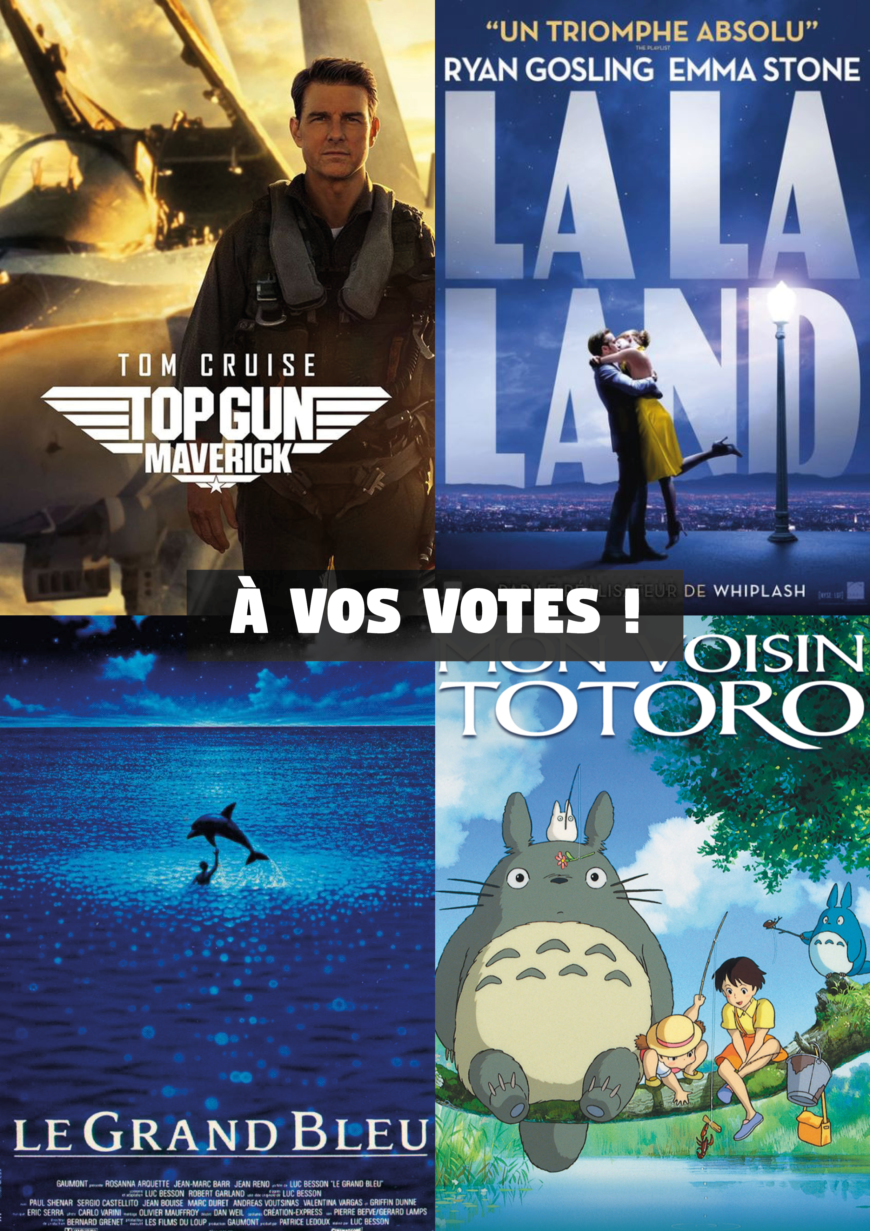 Cinéma plein air : à vous de voter !