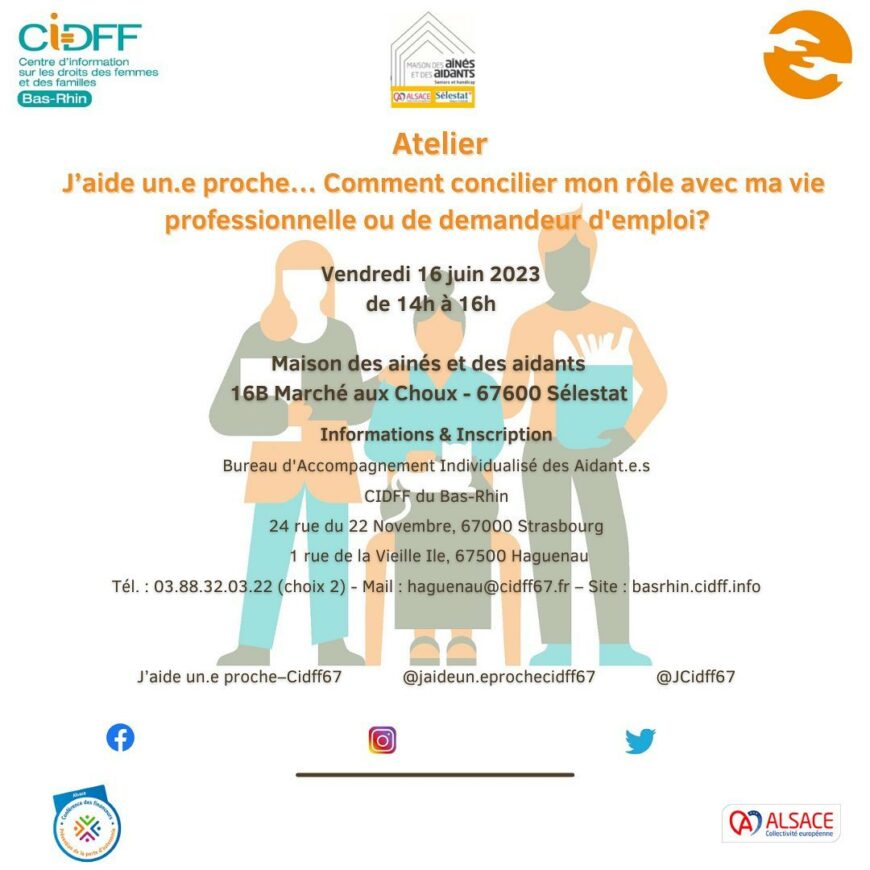 Conférence “J’aide un.e proche : Concilier mon rôle et ma vie professionnelle”