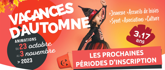 Animations vacances scolaires d’automne 2023