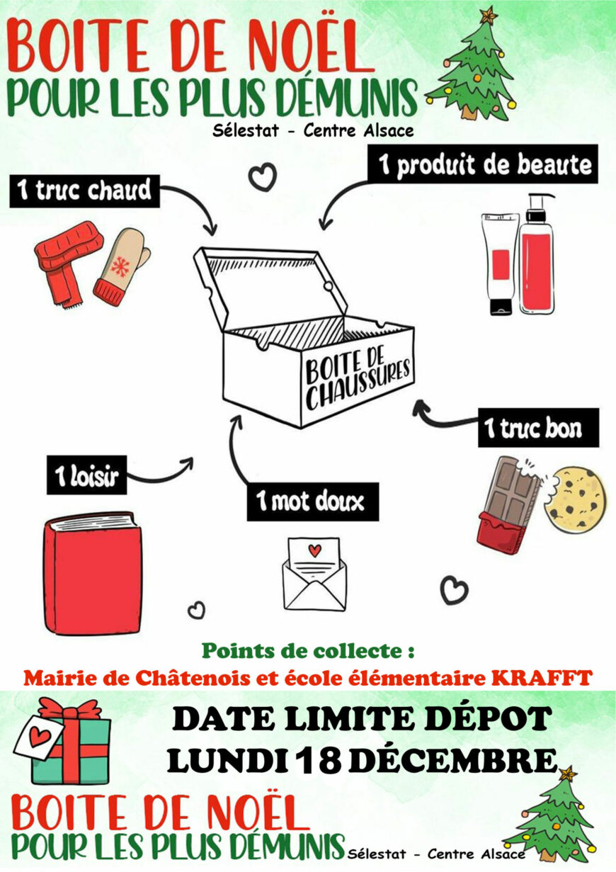 Opération Boites de Noël 2023