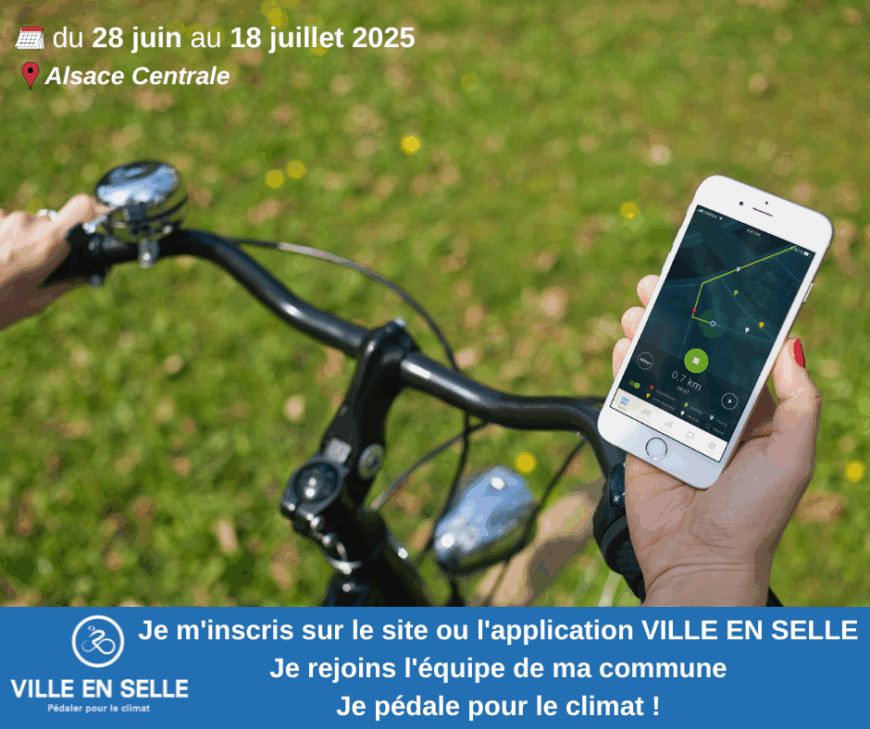 Challenge Ville en selle : Pédalez pour le climat du 28 juin au 18 juillet 2025 !