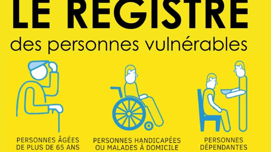 Plan canicule : inscription au registre des personnes vulnérables
