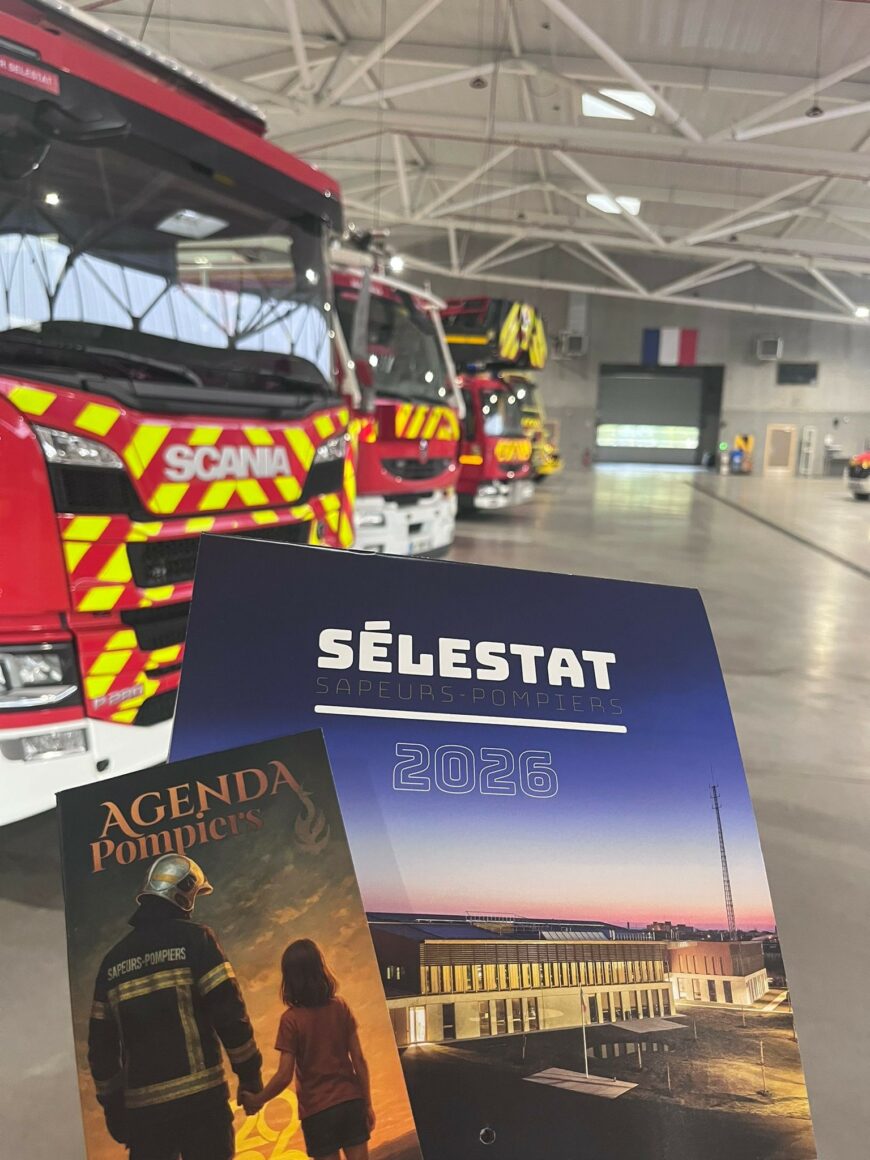 Vente de calendriers des pompiers de Sélestat