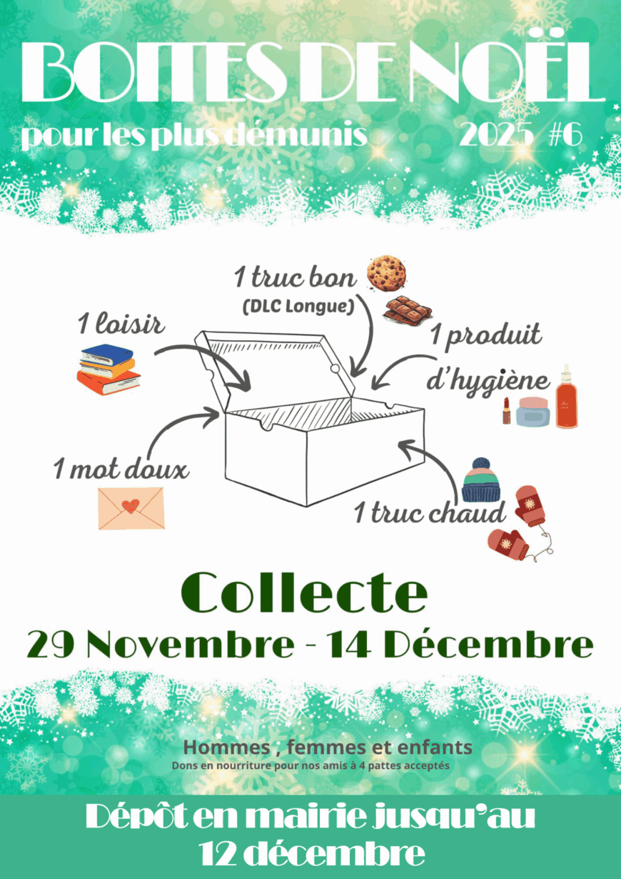 Opération Boites de Noël 2025