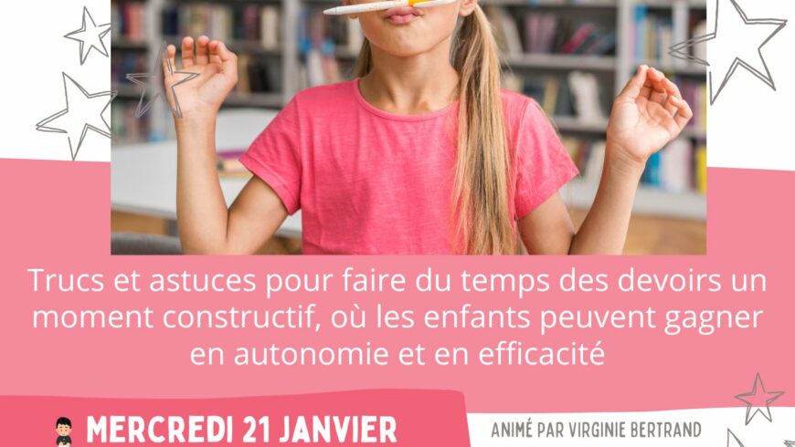 Atelier : Les trucs et astuces de Virginie