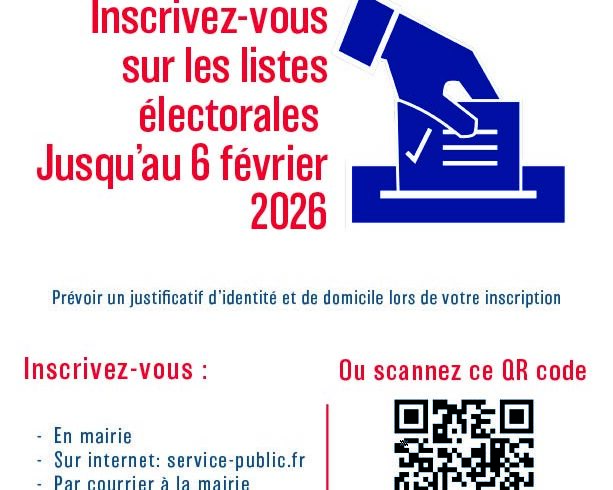 Inscriptions sur les listes électorales