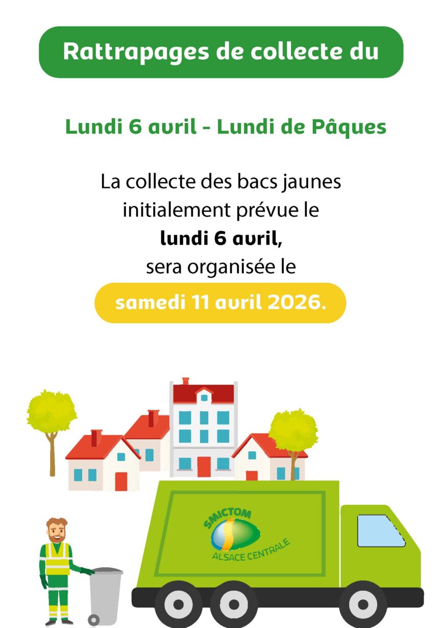 Rattrapage des bacs jaunes