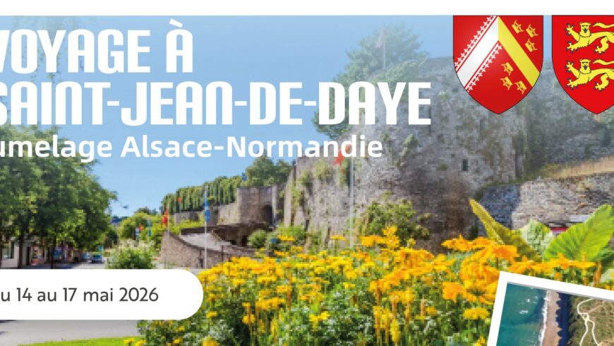 Voyage à Saint-Jean-de-Daye : inscrivez-vous dès aujourd'hui !