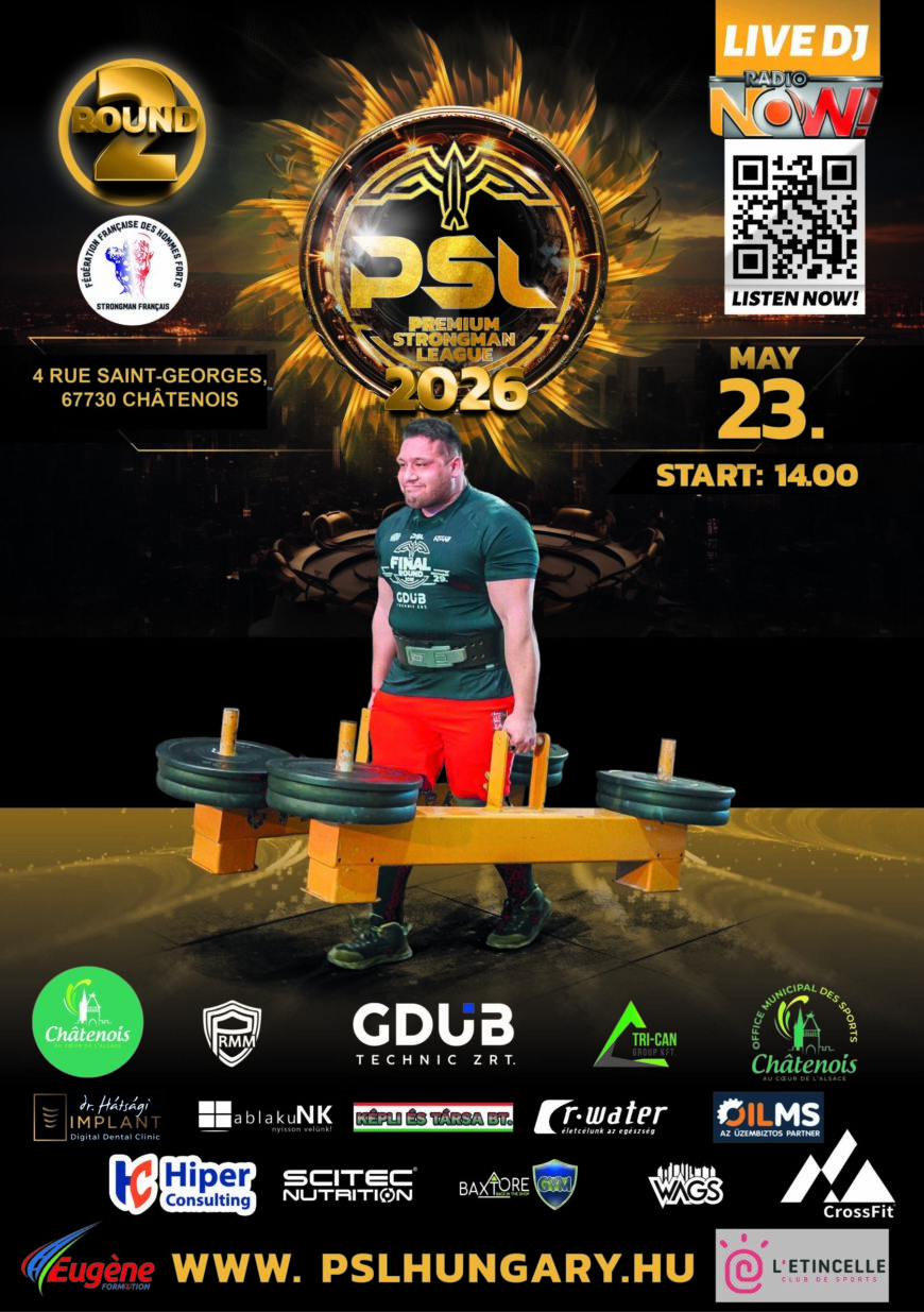2ème Manche Européenne – Premium Strongman League