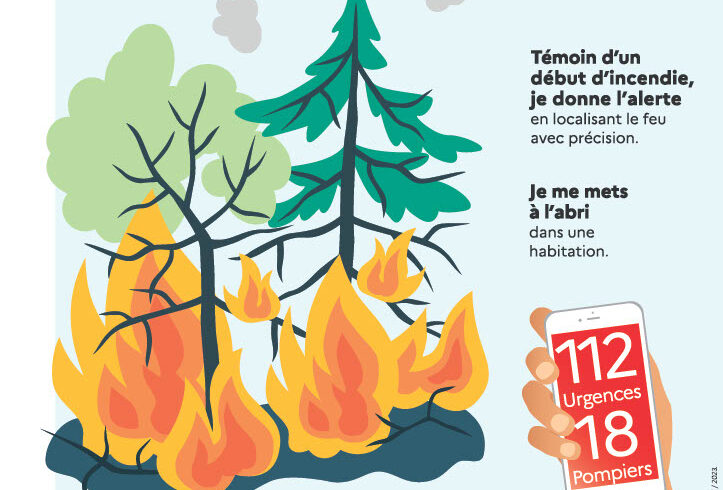 Feux de forêt et de végétation : adoptons les bons réflexes !