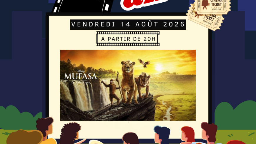 Cinéma plein air : rendez-vous le 14 août !