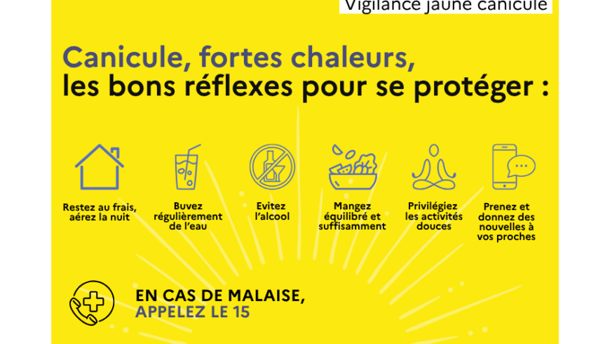 Vigilance jaune canicule